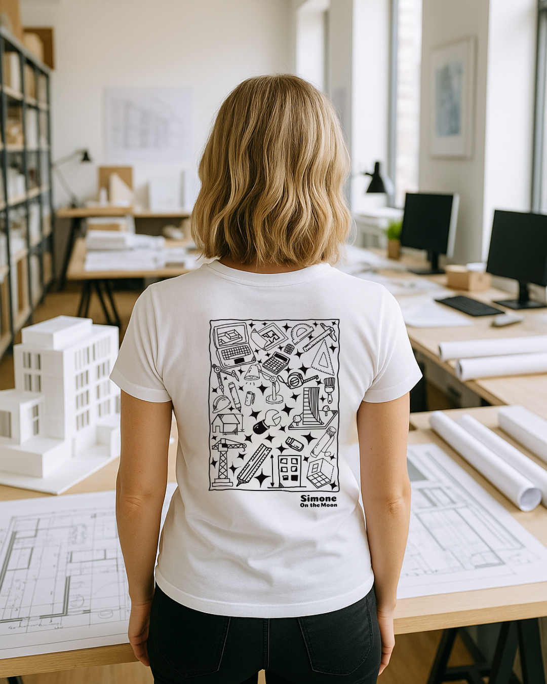 Architecte tshirt blanc
