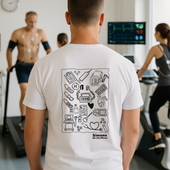 Cardiologue tshirt blanc