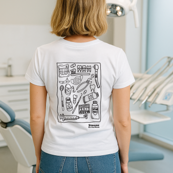Dentiste tshirt blanc