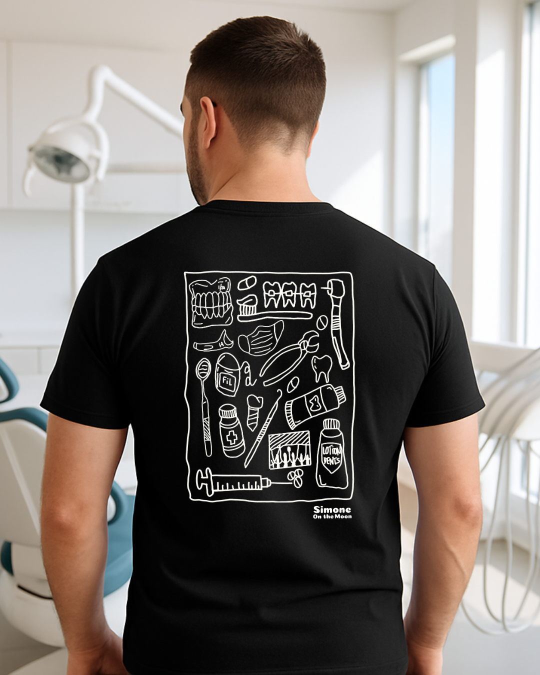 Dentiste tshirt noir