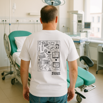 Gynécologue tshirt blanc