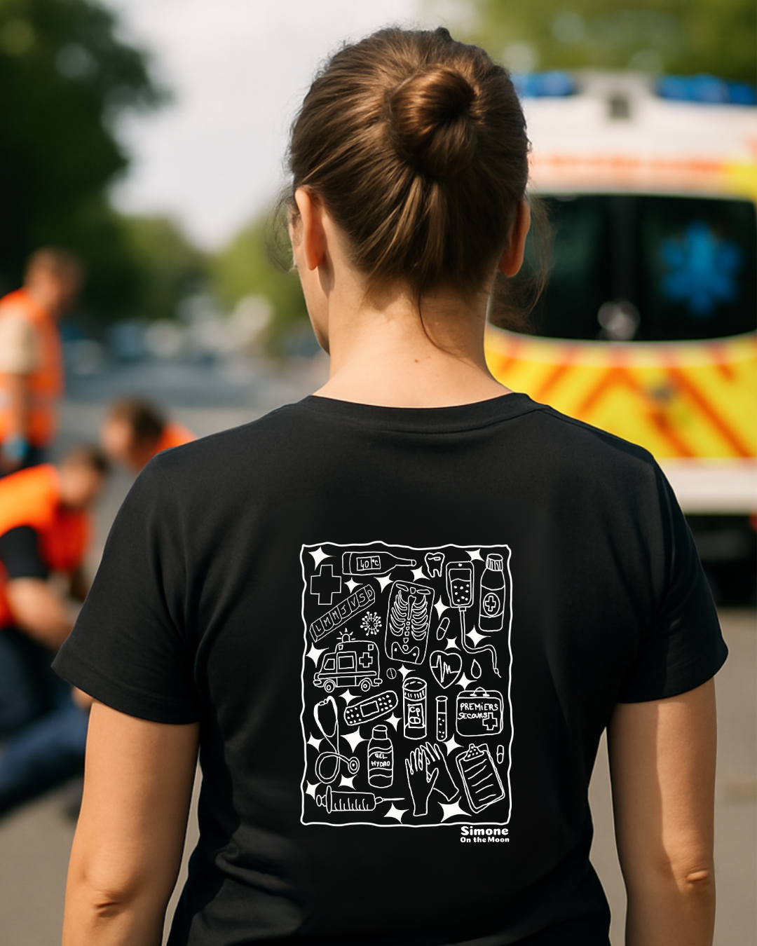 Urgentiste tshirt noir