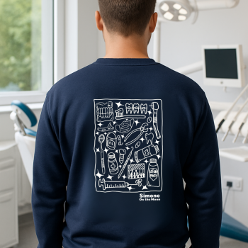 Dentiste sweat bleu marine