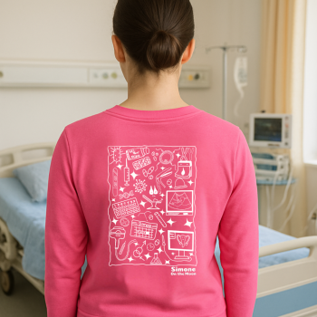 Gynécologue sweat rose