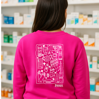 Pharmacienne sweat rose