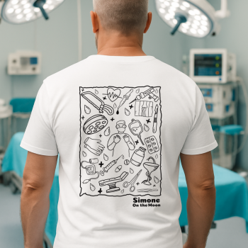 Chirurgien tshirt blanc