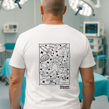 Chirurgien tshirt blanc