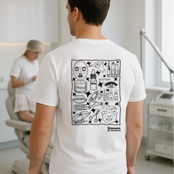 Médecin esthétique tshirt blanc