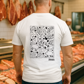 Boucher tshirt blanc