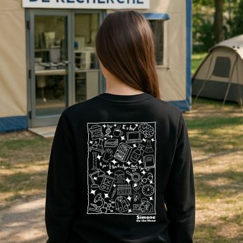 Chercheur sweat noir