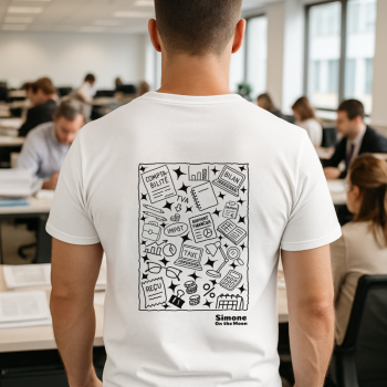 Comptable tshirt blanc