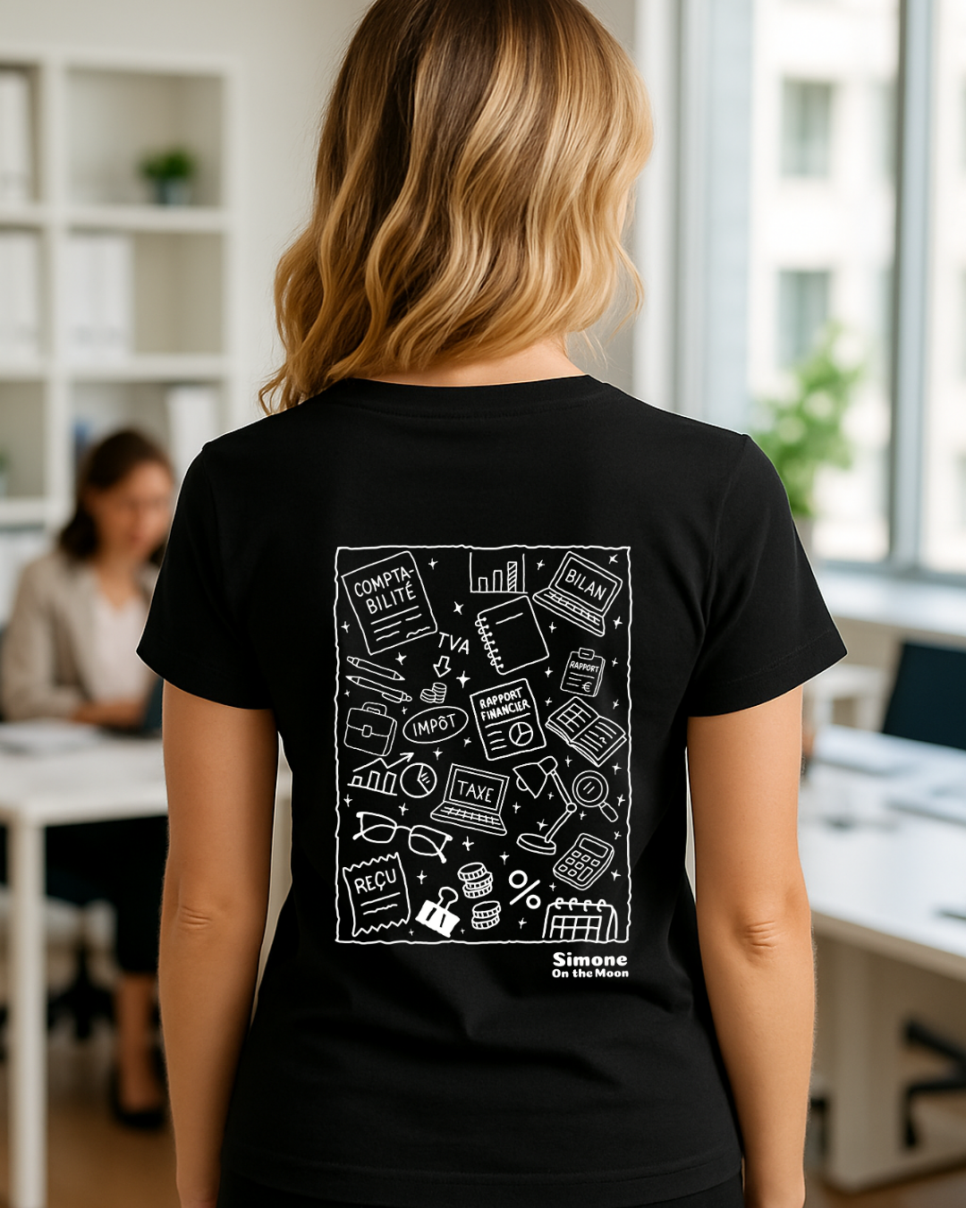 Comptable tshirt noir
