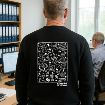 Comptable sweat noir