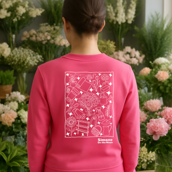 Fleuriste sweat rose