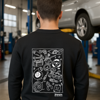 Garagiste sweat noir