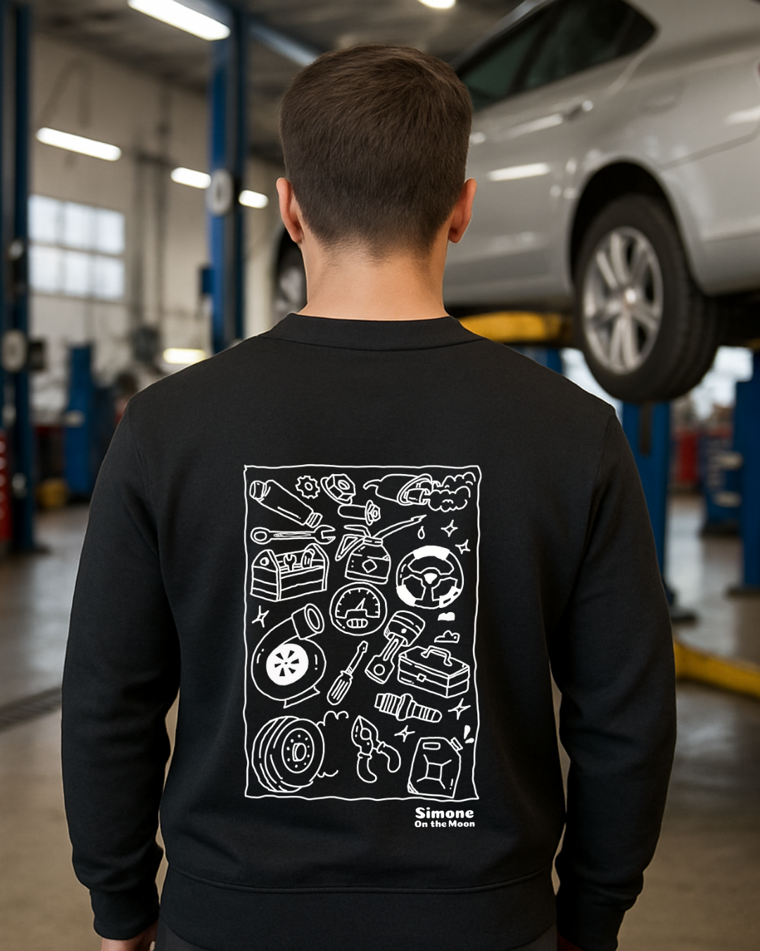 Garagiste sweat noir