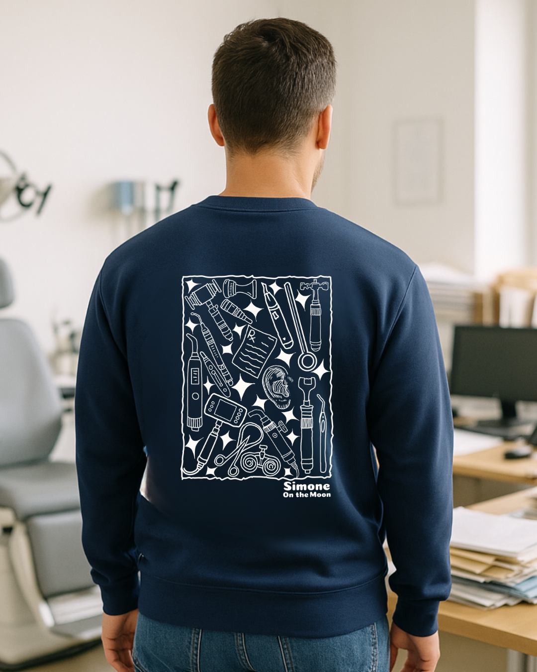 ORL sweat bleu marine