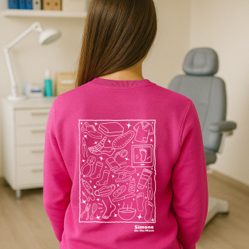 Pédicure podologue sweat rose