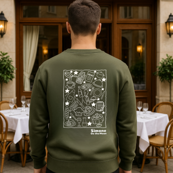 Restaurateur sweat kaki