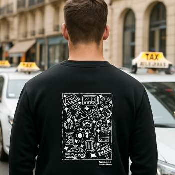 Taxi sweat noir