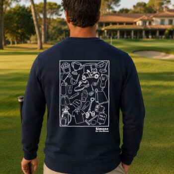 Golf sweat bleu marine