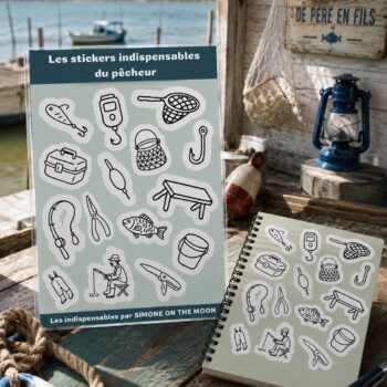 sticker pêcheur
